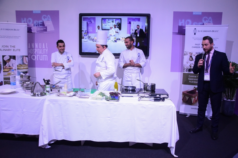 Le Cordon Bleu live cooking demonstration with Chef Emil Minev